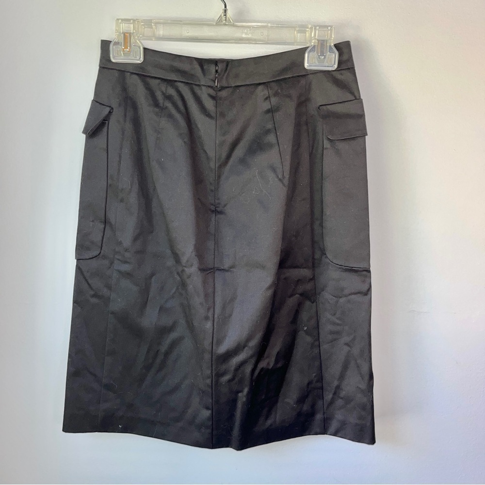 Burberry Black Office Cargo Pencil Skirt NWOT 40 - Picture 3 of 10